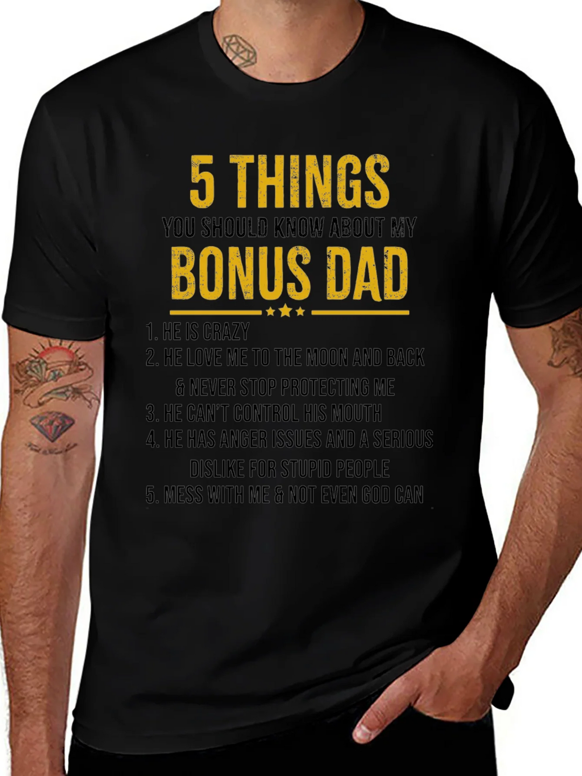 Bonus Dad T-Shirt: 5 Things You Should Know product image 1