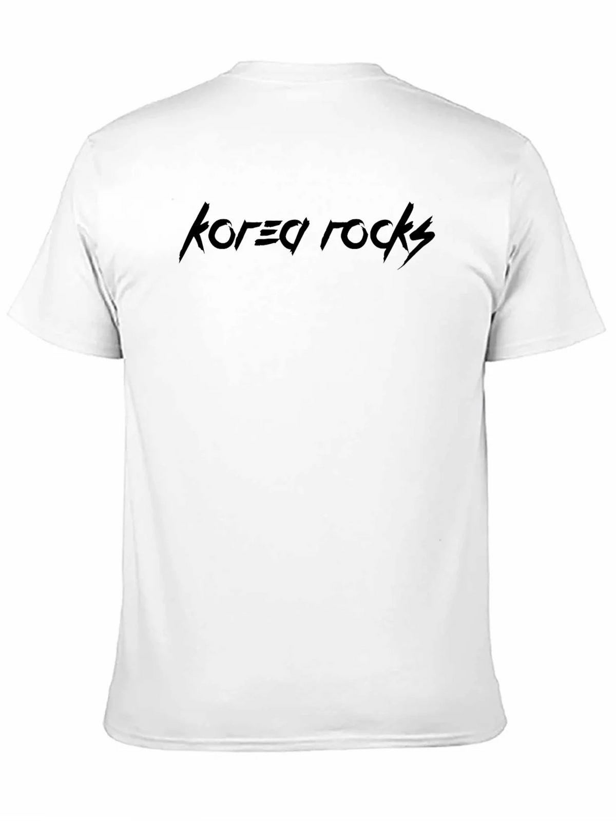 Korea Rocks Black Graphic T-Shirt product image 10