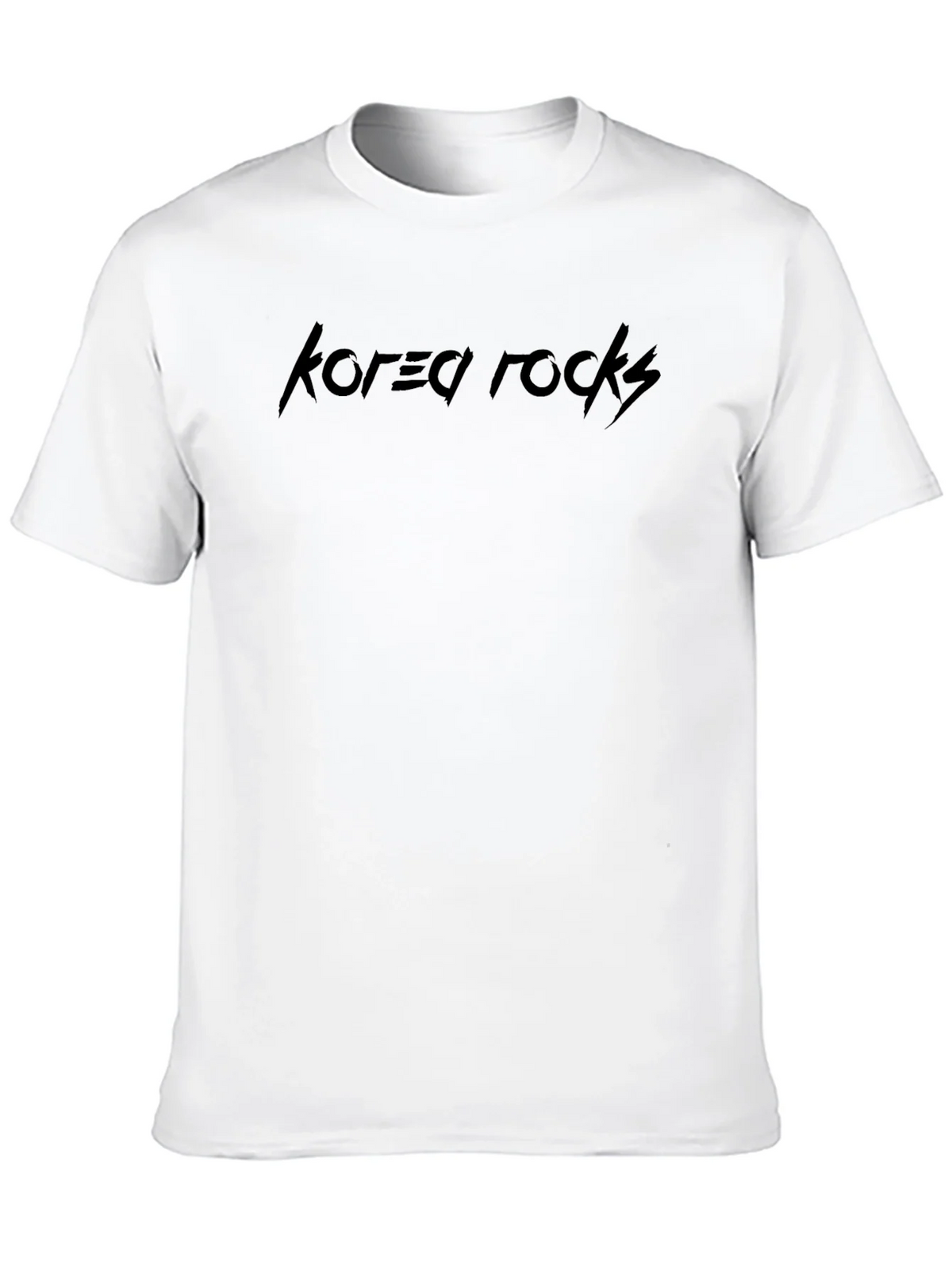 Korea Rocks Black Graphic T-Shirt product image 9