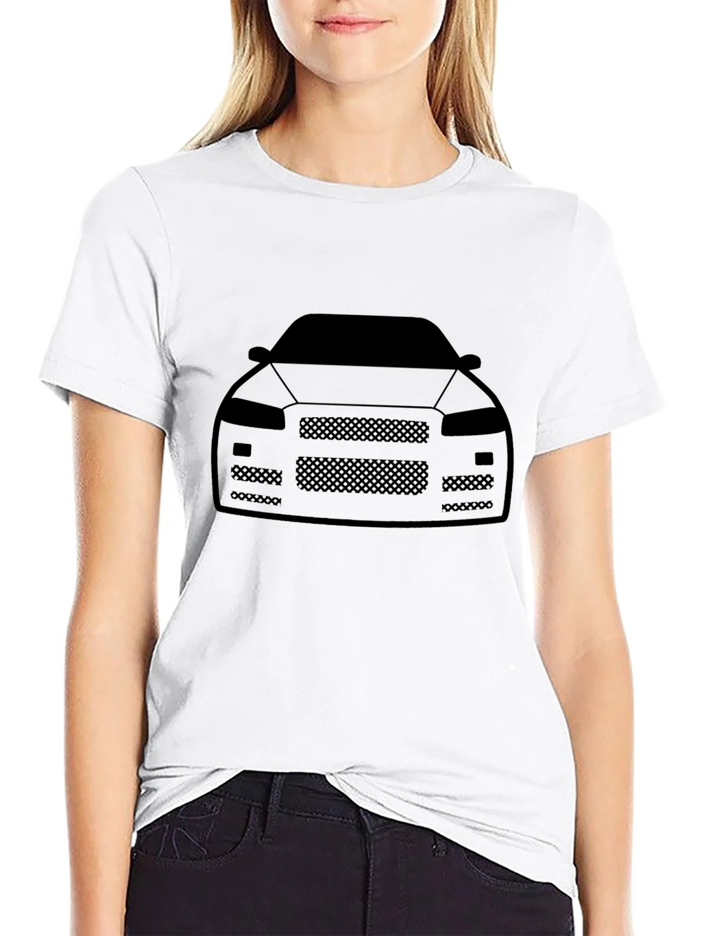Nissan Skyline R34 Front View Graphic Tee product image 8