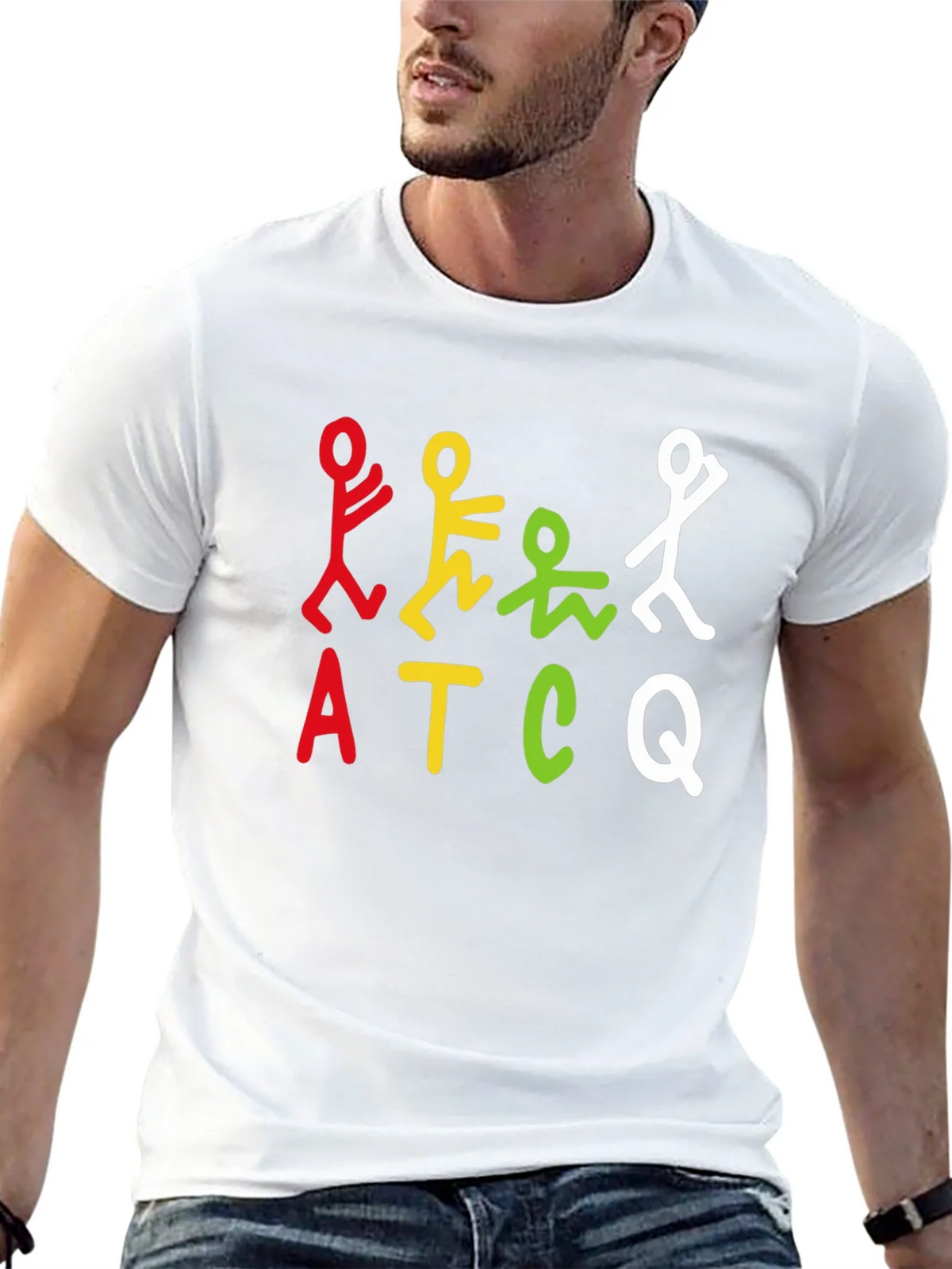ATCQ Colorful Graphic T-Shirt - Black product image 12