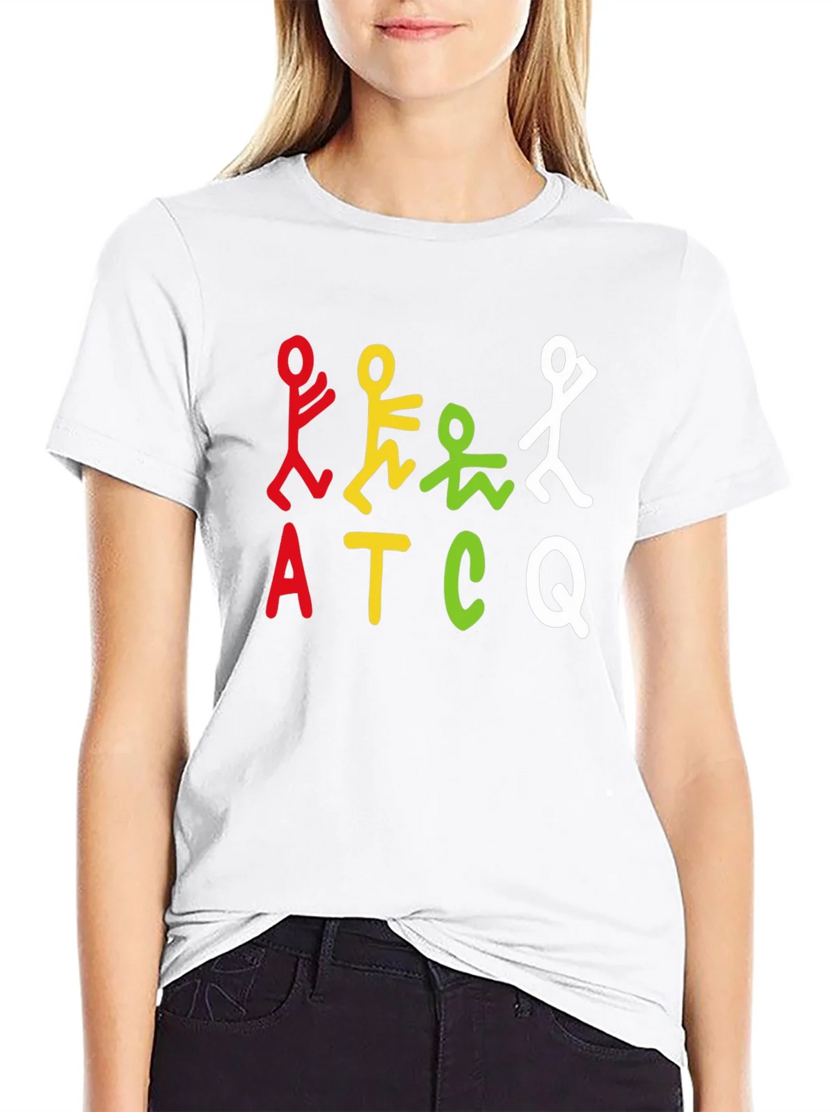 ATCQ Colorful Graphic T-Shirt - Black product image 8