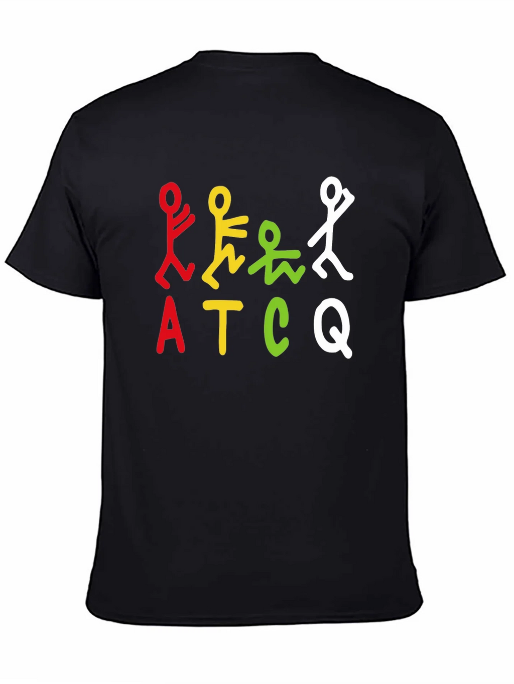 ATCQ Colorful Graphic T-Shirt - Black product image 4