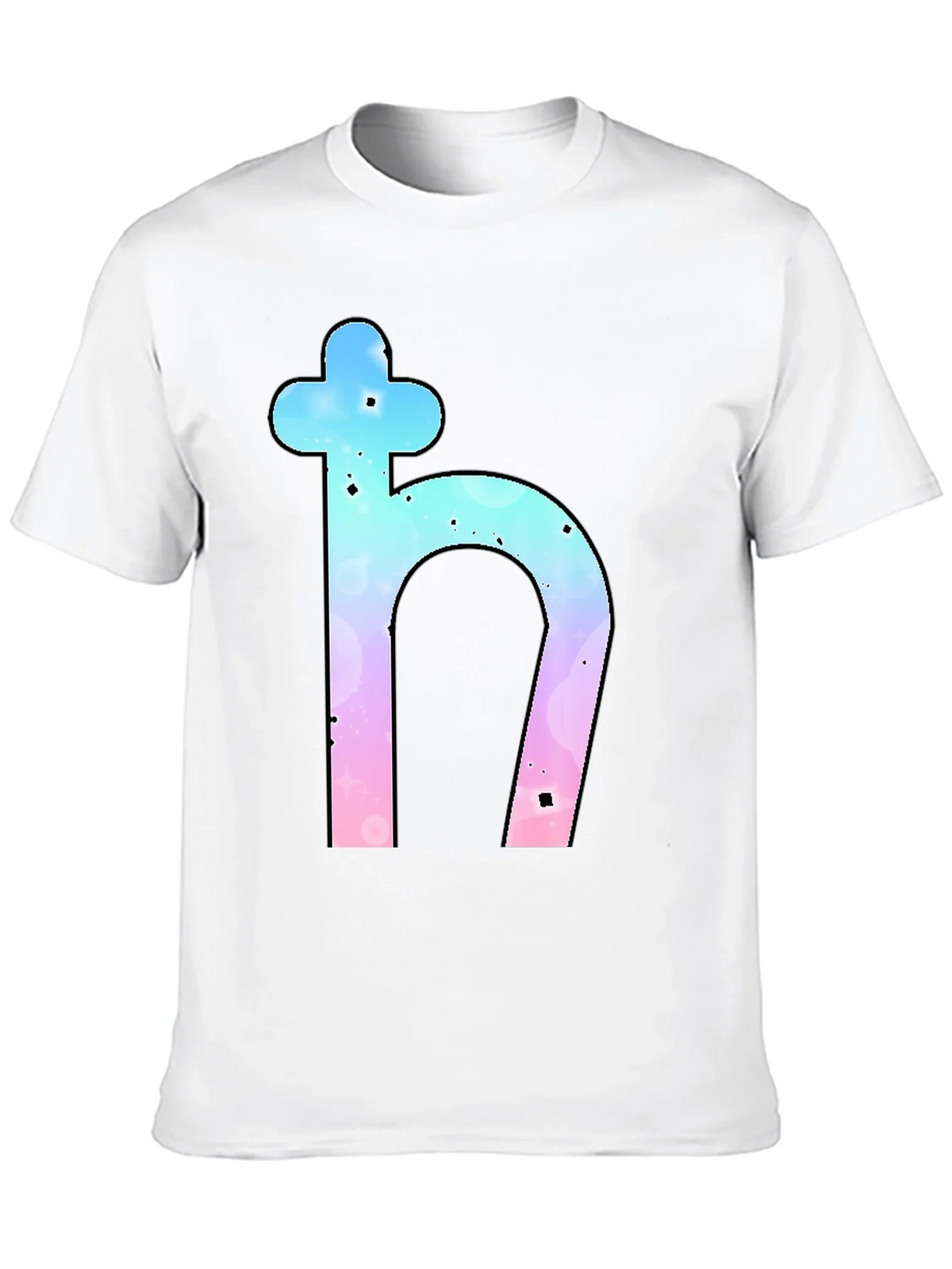 Saturn Symbol Graphic Tee - Trendy Black T-Shirt product image 8