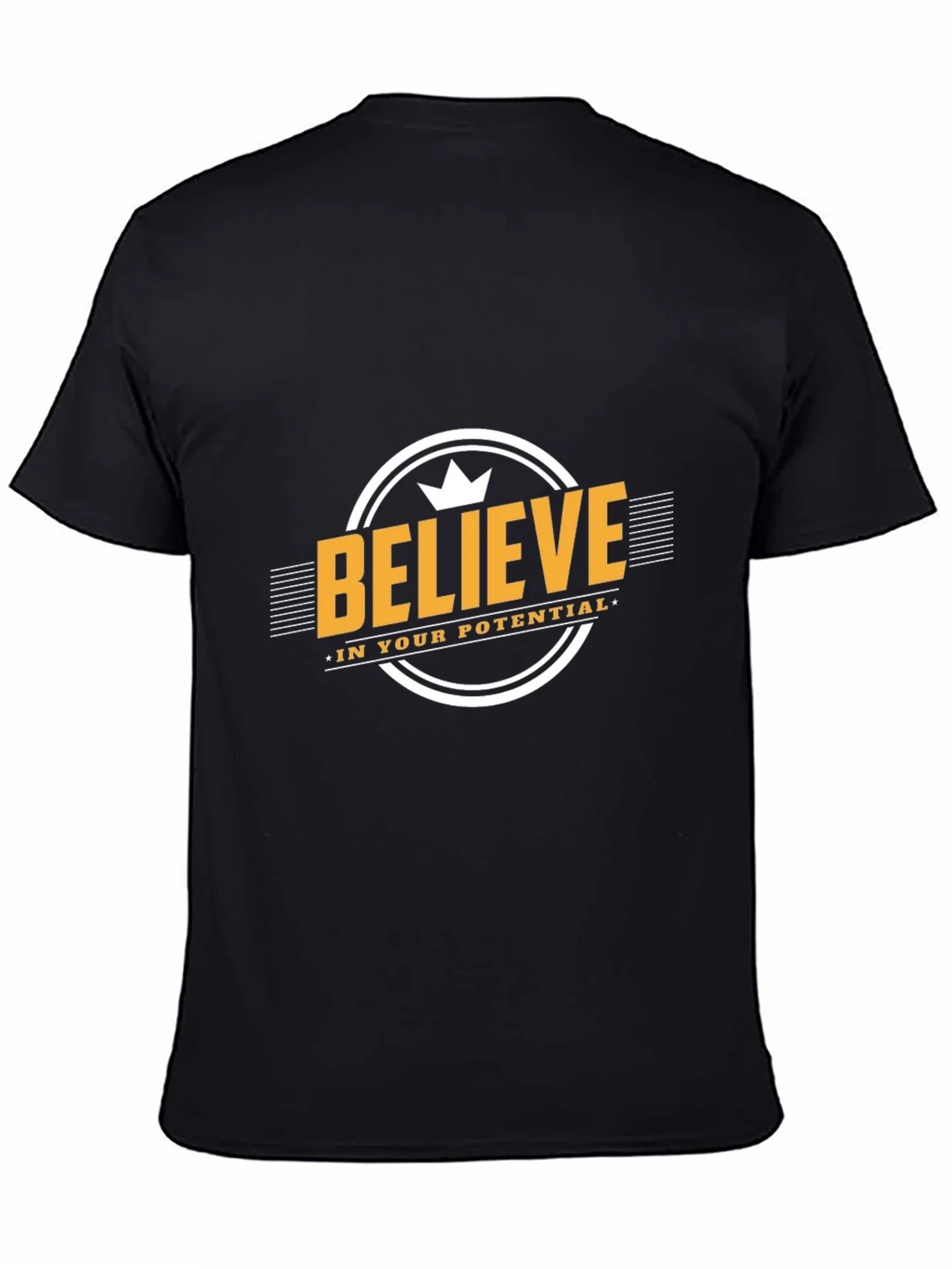 Believe in Your Potential Black T-Shirt product image 4