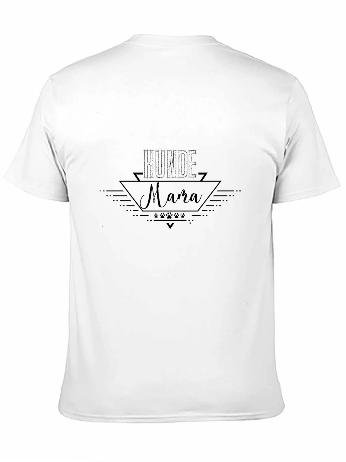 Hunde Mama Graphic Tee - Black Cotton T-Shirt product image 10