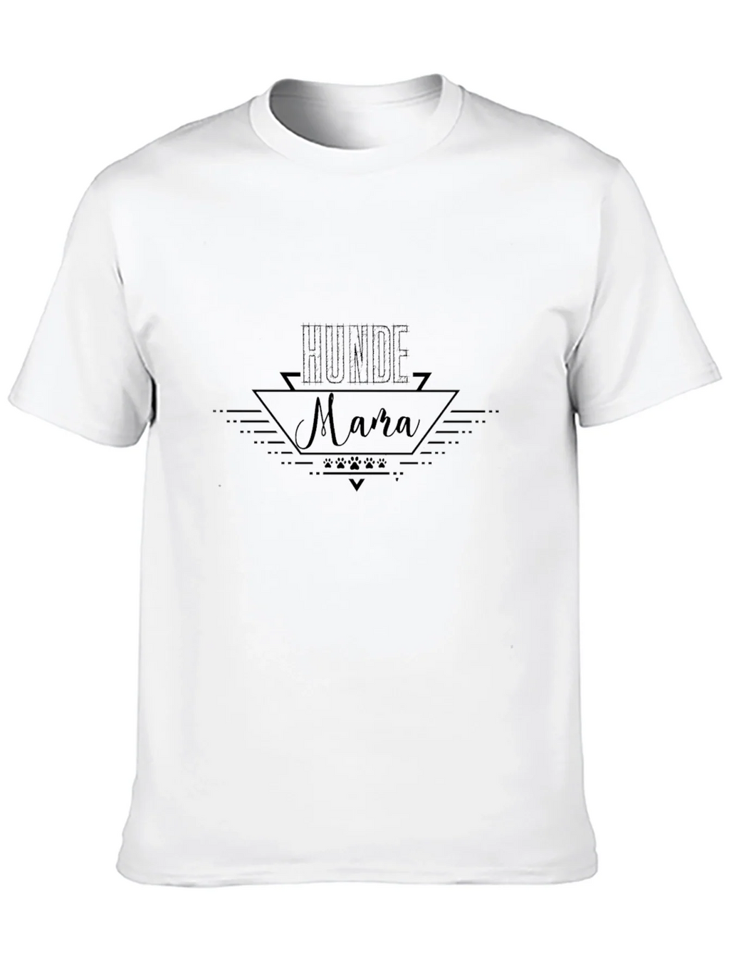 Hunde Mama Graphic Tee - Black Cotton T-Shirt product image 9