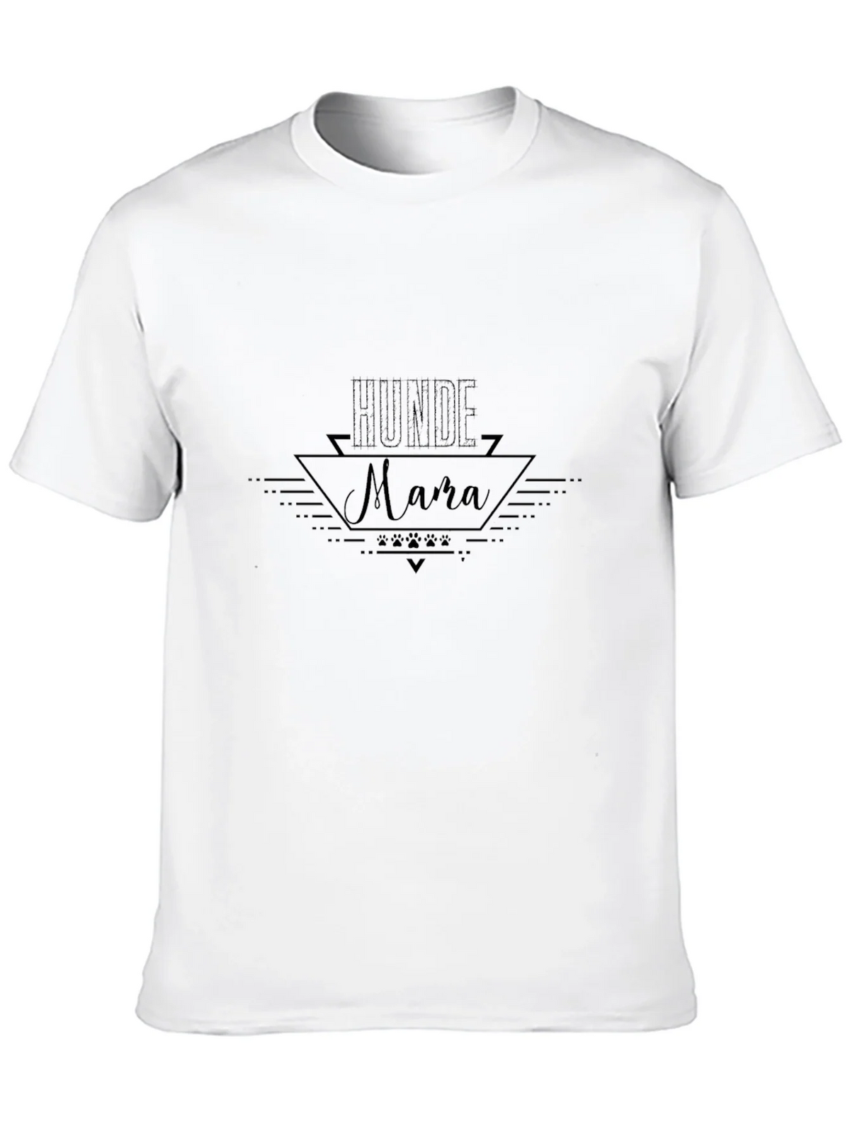 Hunde Mama Graphic Tee - Black Cotton T-Shirt product image 9