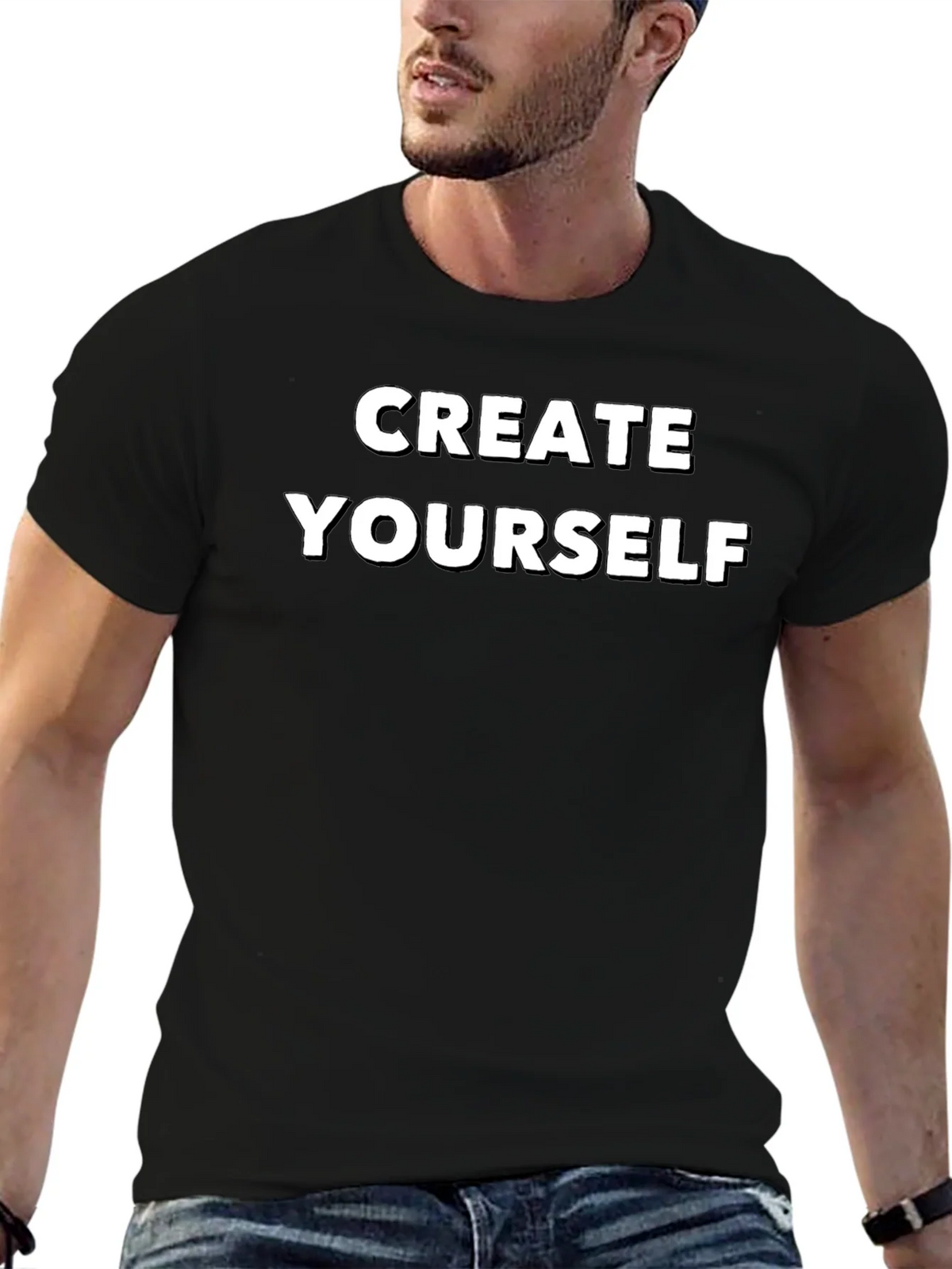 Create Yourself T-Shirt - Inspiring Graphic Tee product image 6
