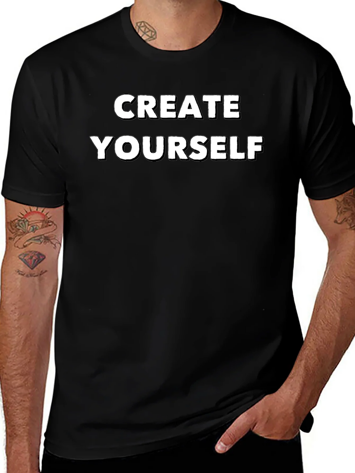 Create Yourself T-Shirt - Inspiring Graphic Tee product image 1
