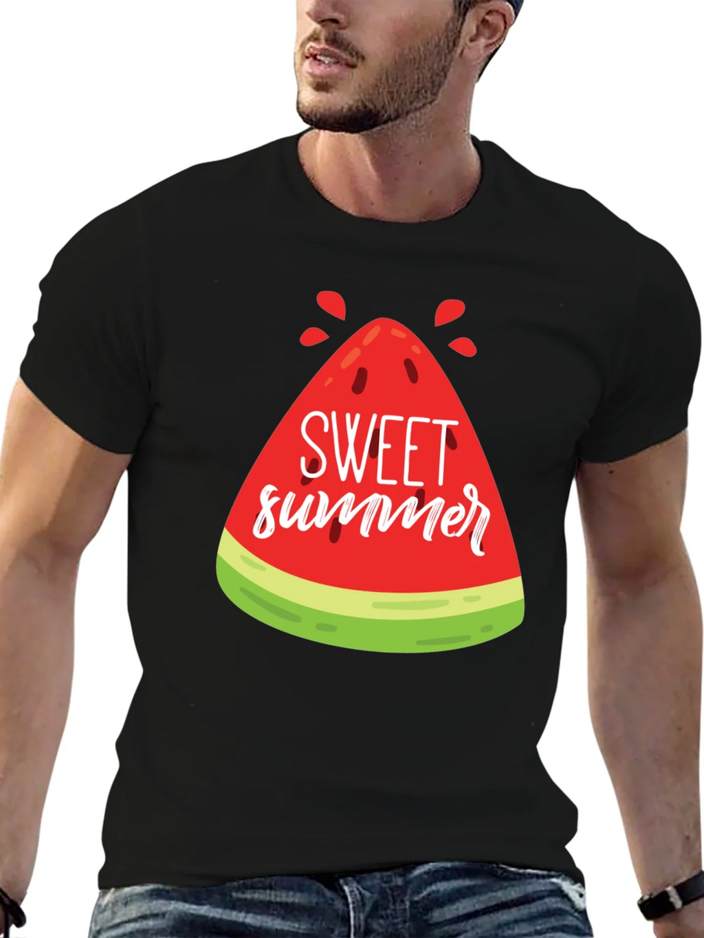 Sweet Summer Watermelon Graphic Tee product image 6