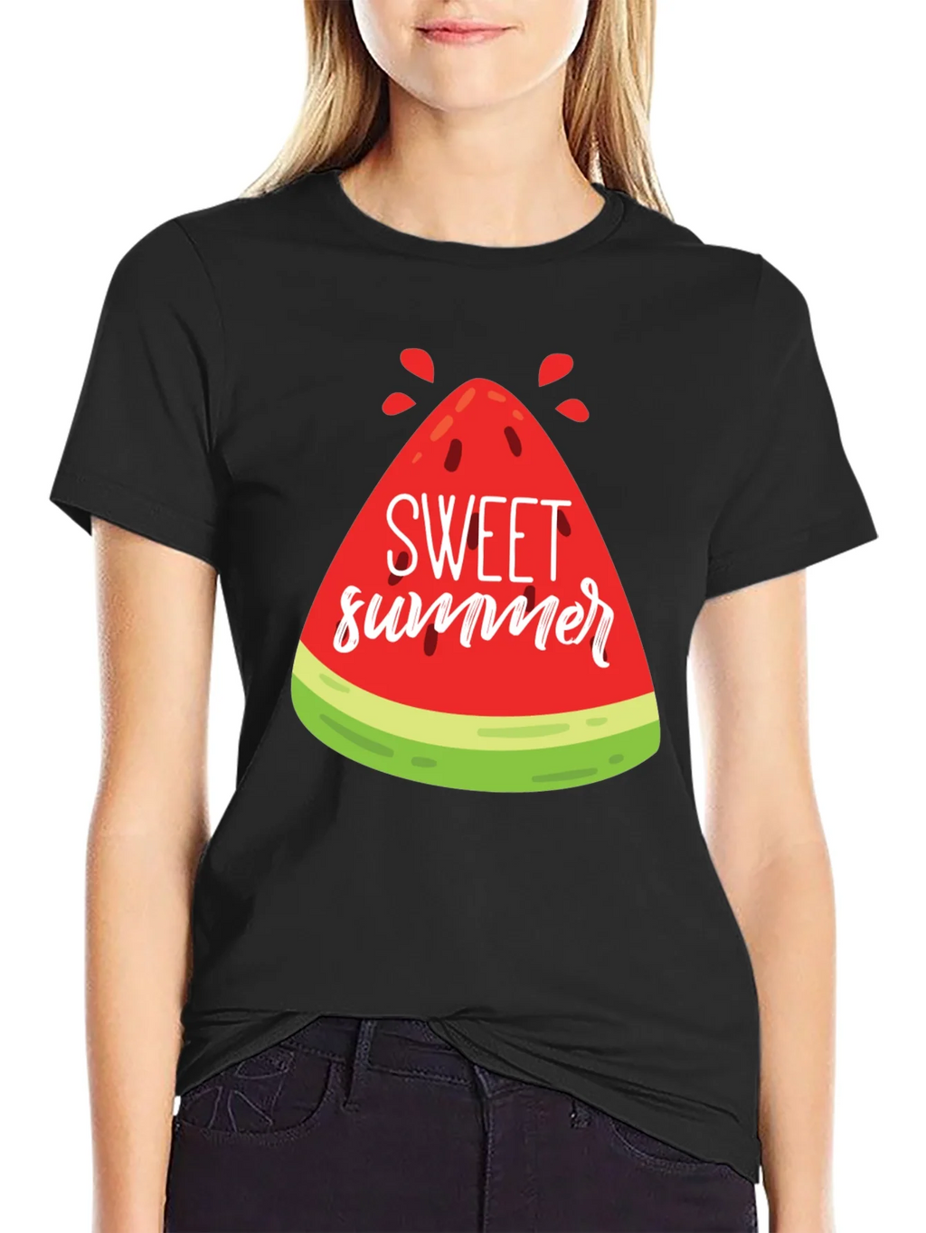 Sweet Summer Watermelon Graphic Tee product image 2