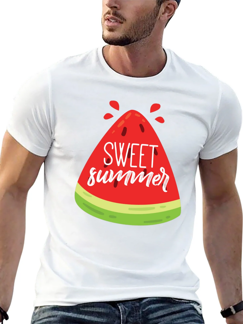 Sweet Summer Watermelon Graphic Tee product image 12