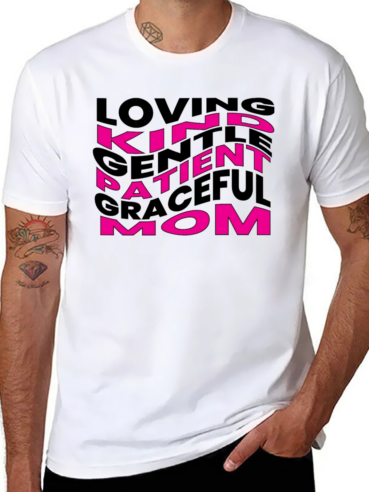 Loving Mom Graphic T-Shirt product image 7