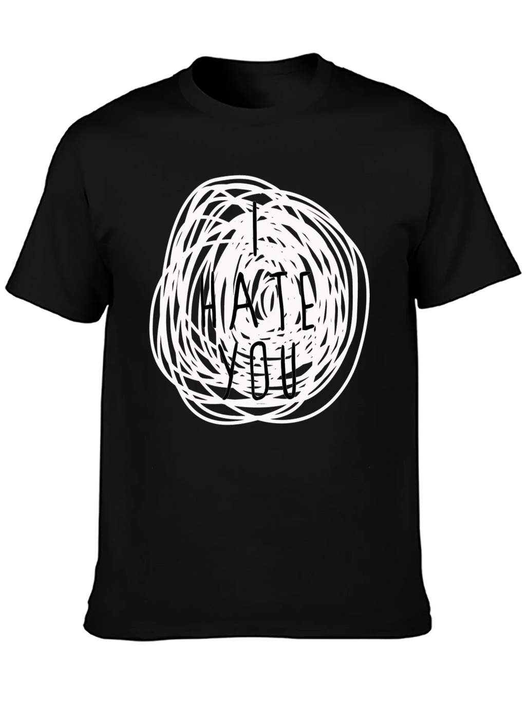 I Hate You Graphic Tee - Funny Sarcastic T-Shirt product image 3