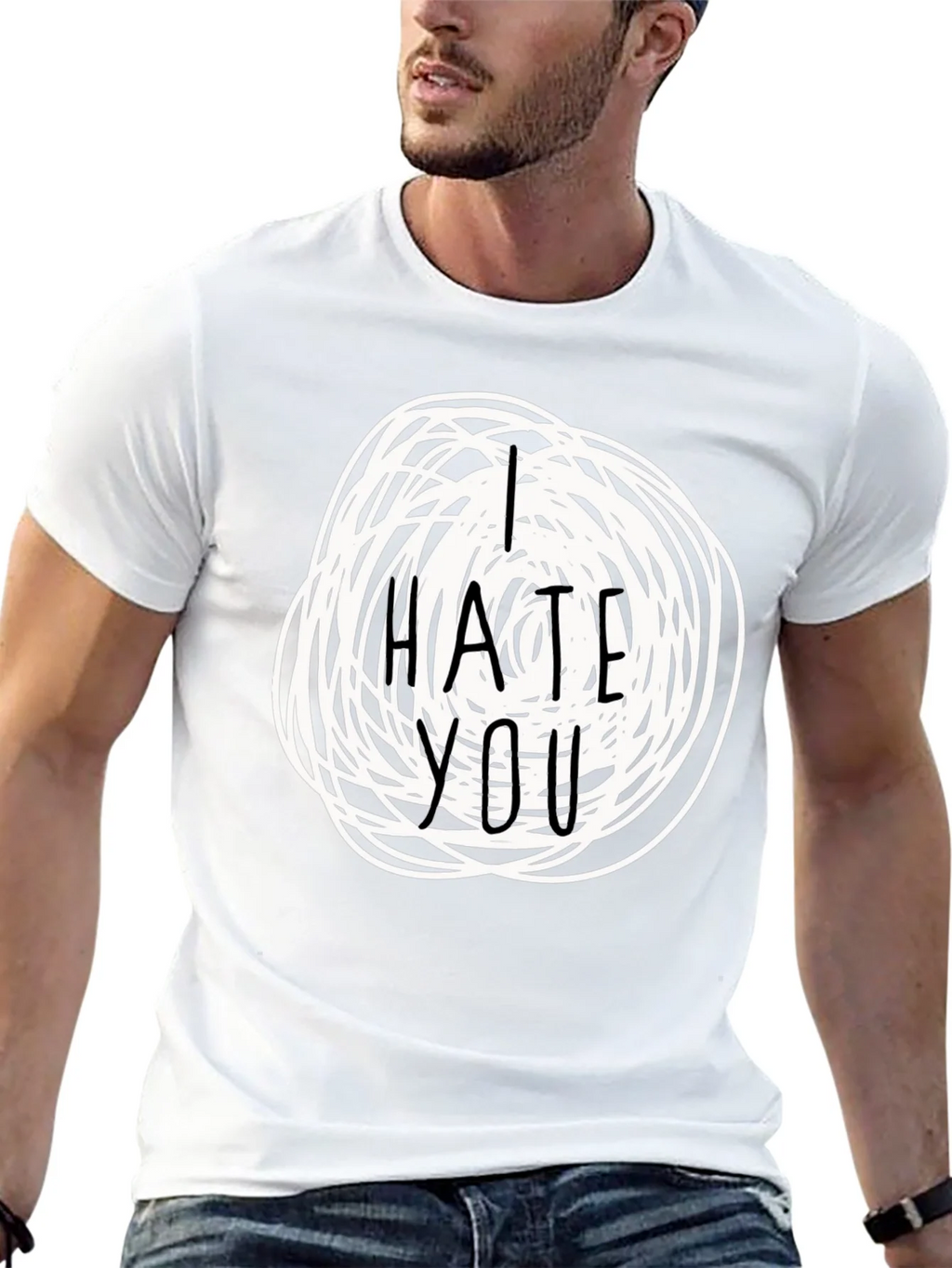 I Hate You Graphic Tee - Funny Sarcastic T-Shirt product image 12