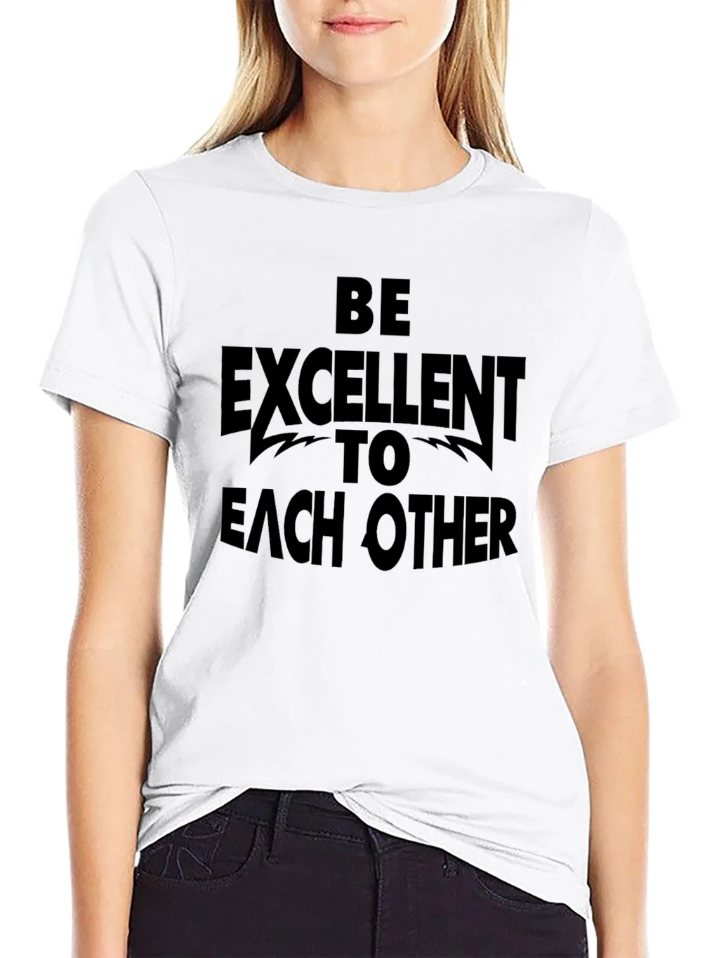 Be Excellent To Each Other Black T-Shirt product image 6