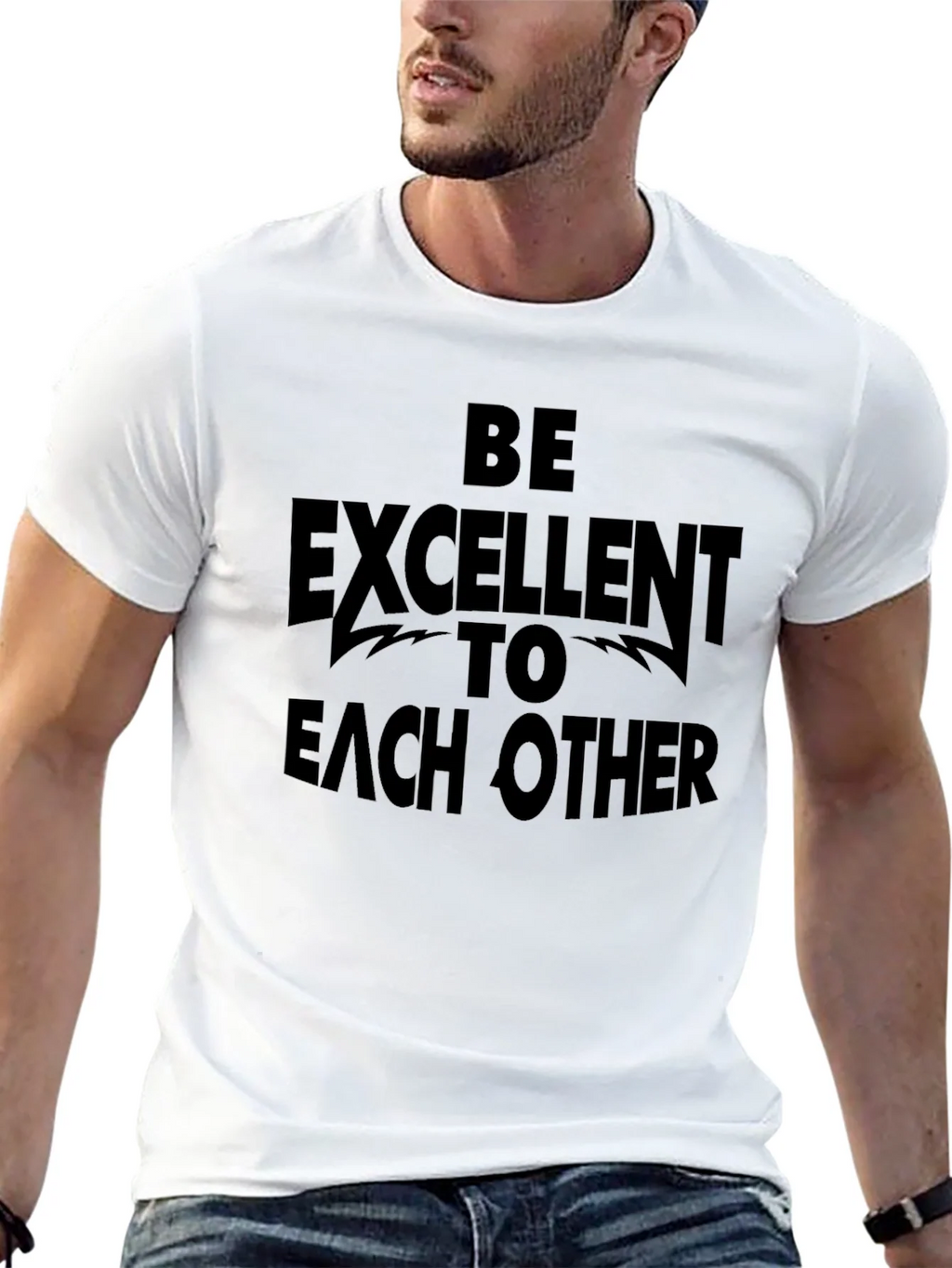 Be Excellent To Each Other Black T-Shirt product image 10