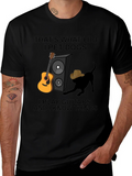 Dog Petting Guitar Player T-Shirt product image 1