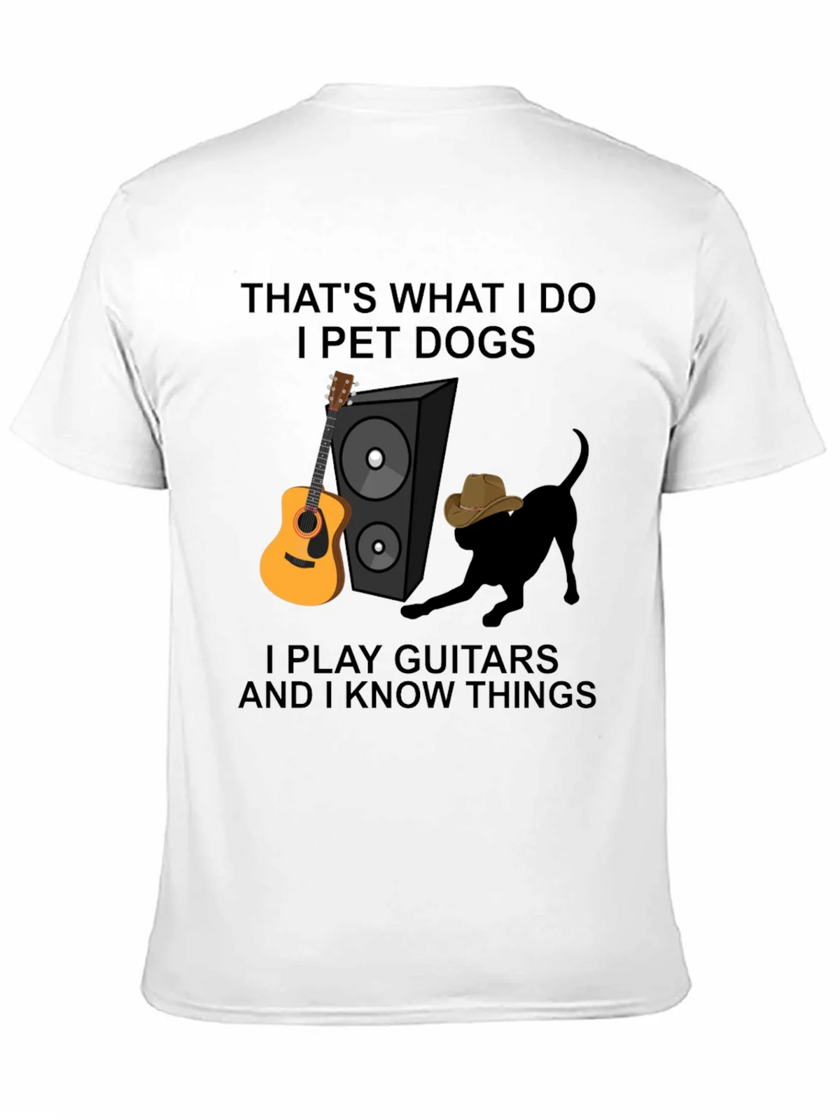 Dog Petting Guitar Player T-Shirt product image 10