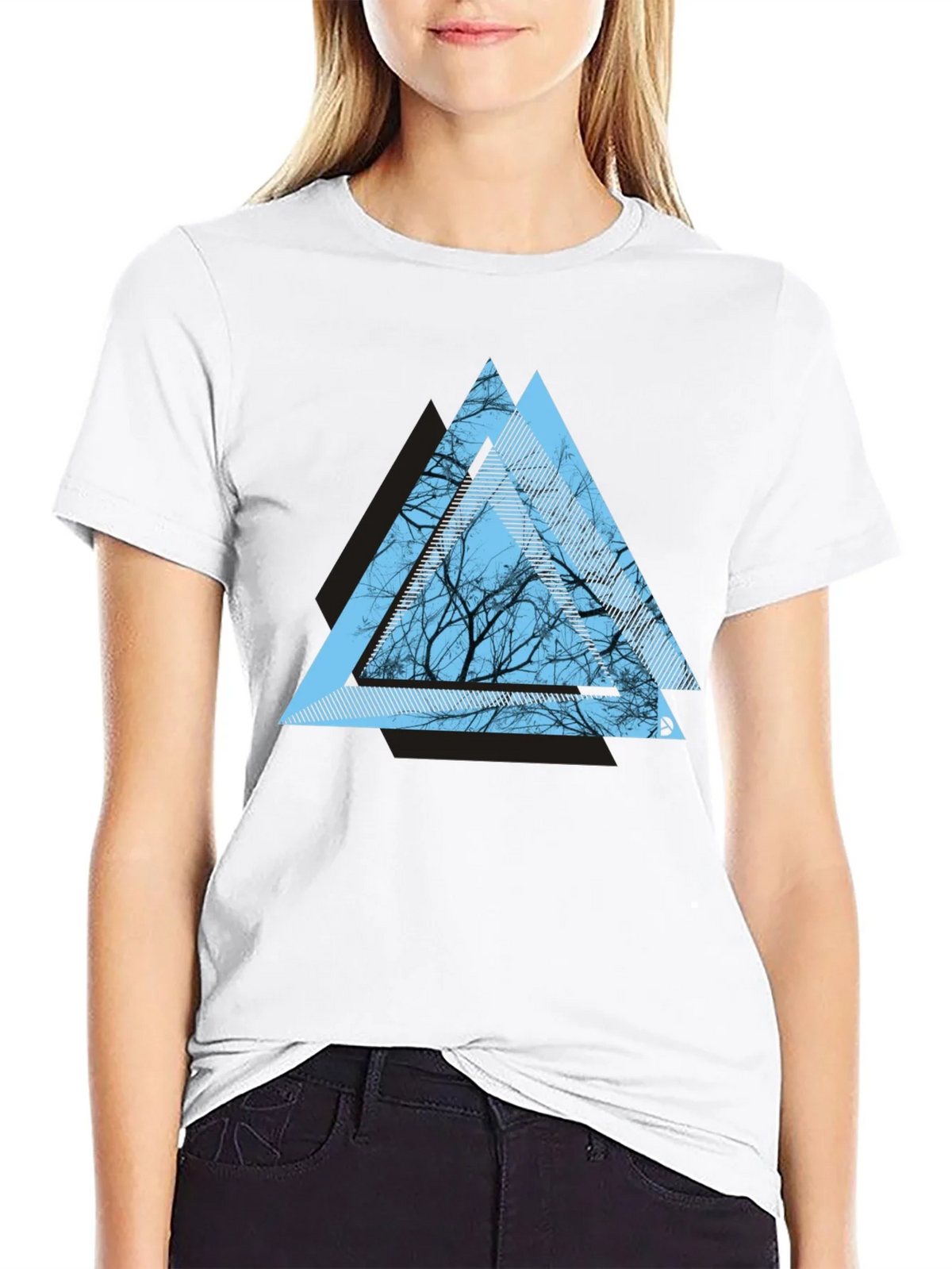 Geometric Tree Graphic Tee - Modern Mens T-Shirt product image 8