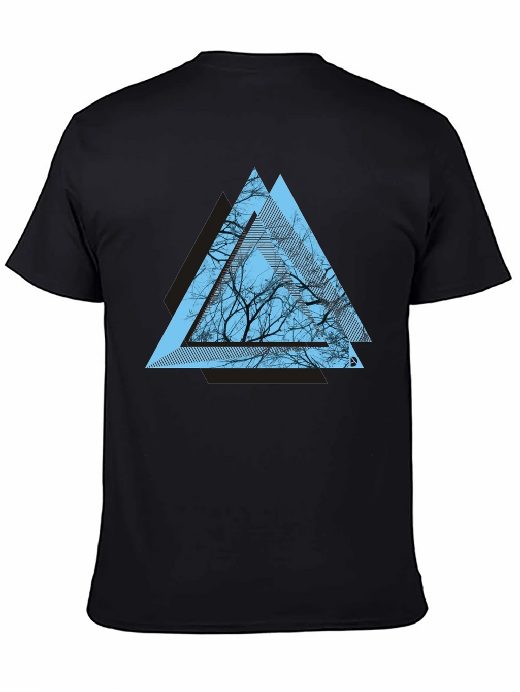 Geometric Tree Graphic Tee - Modern Mens T-Shirt product image 4