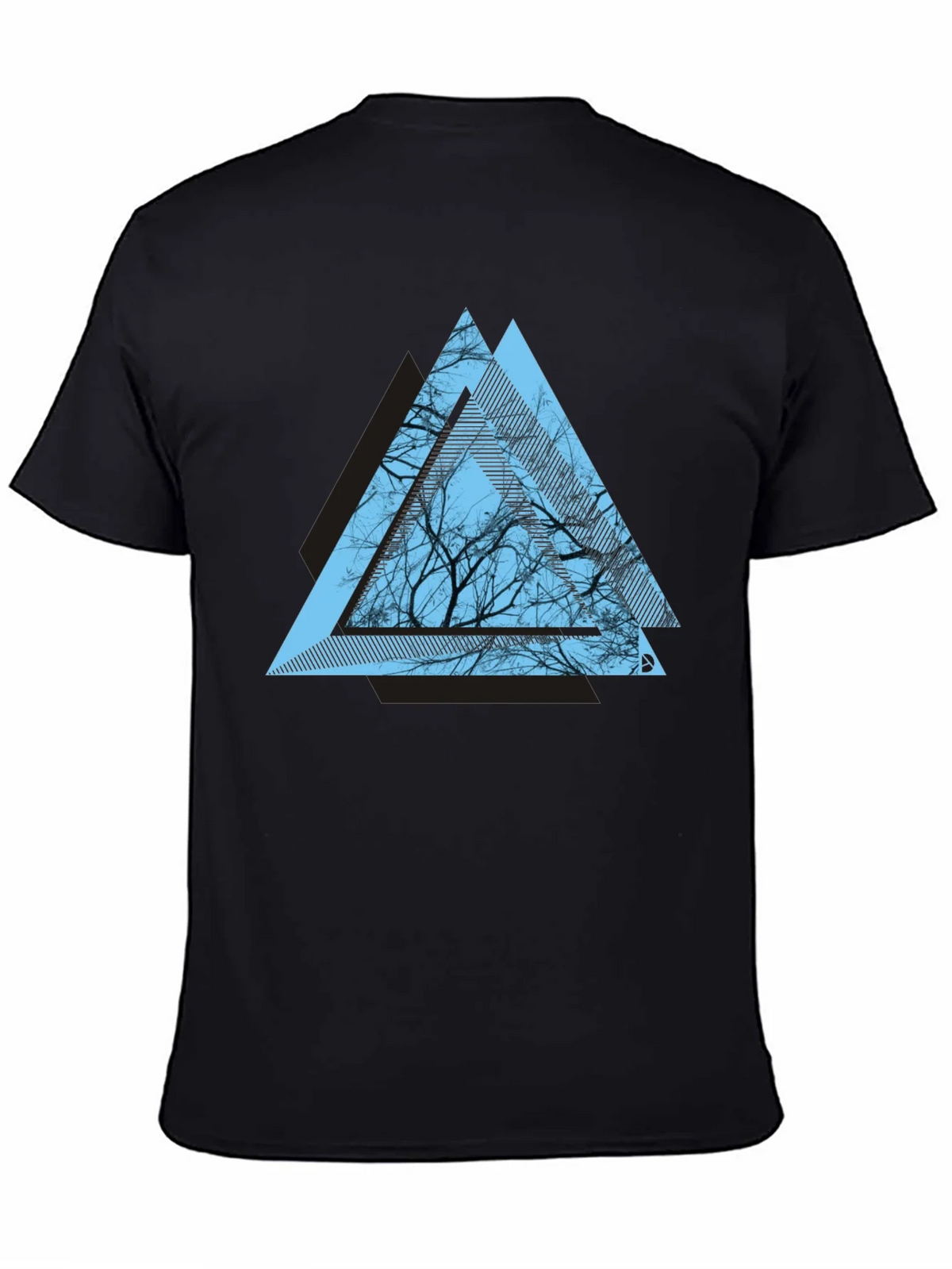 Geometric Tree Graphic Tee - Modern Mens T-Shirt product image 4