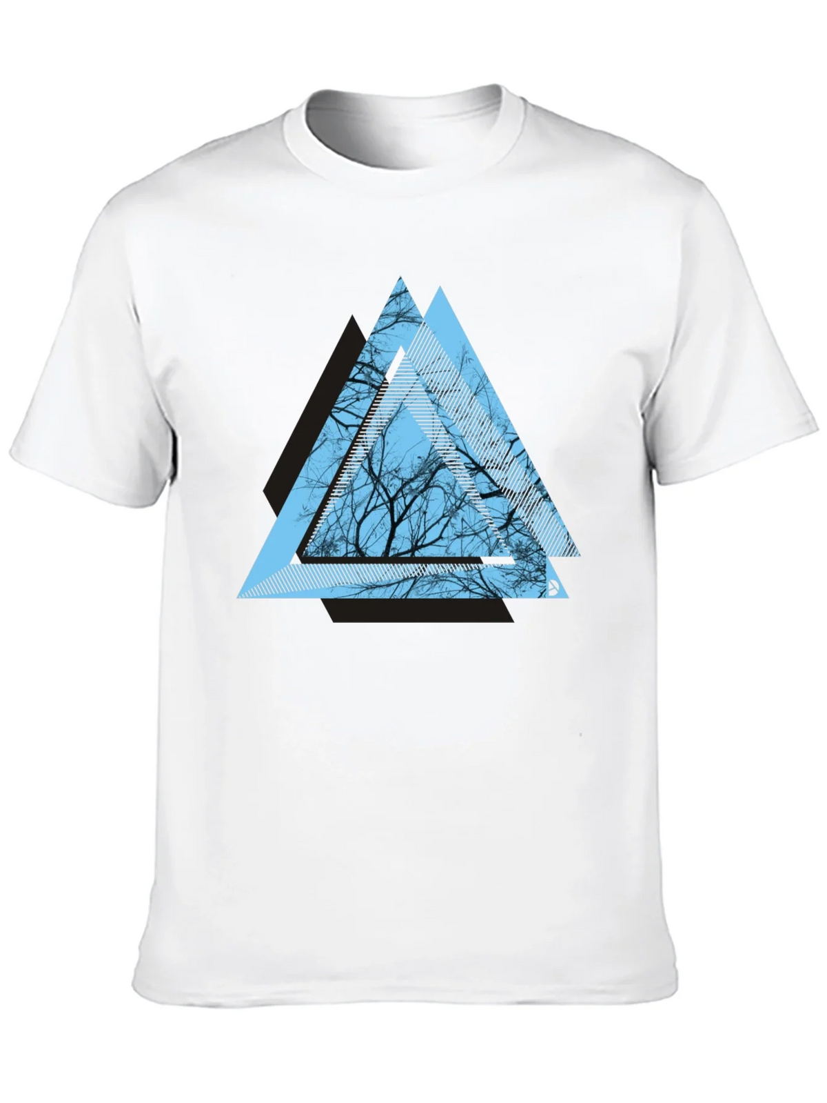 Geometric Tree Graphic Tee - Modern Mens T-Shirt product image 9