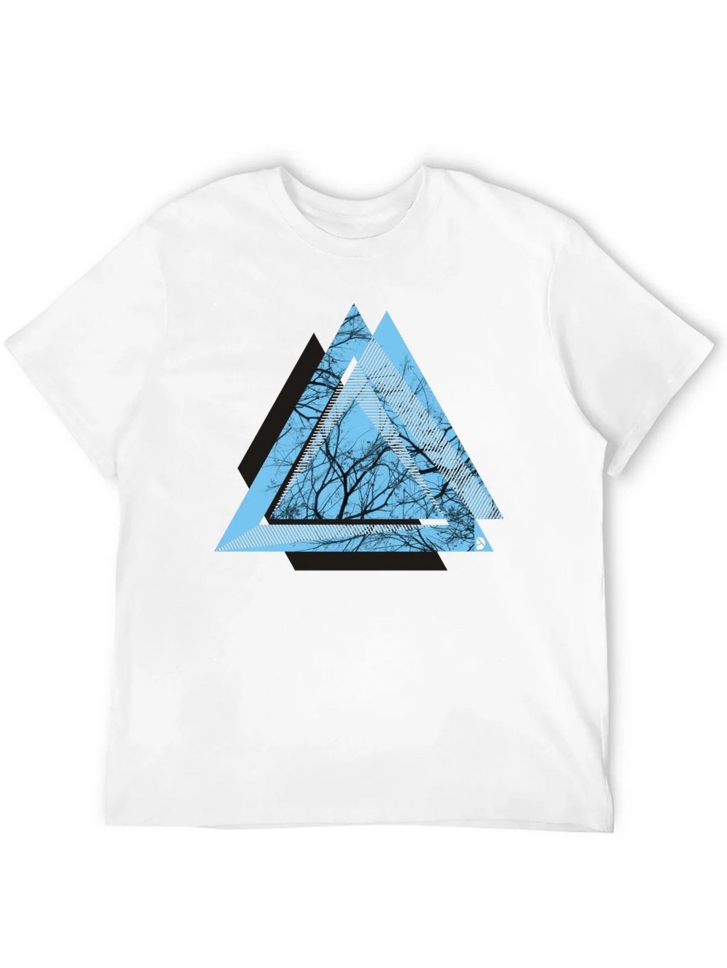 Geometric Tree Graphic Tee - Modern Mens T-Shirt product image 11