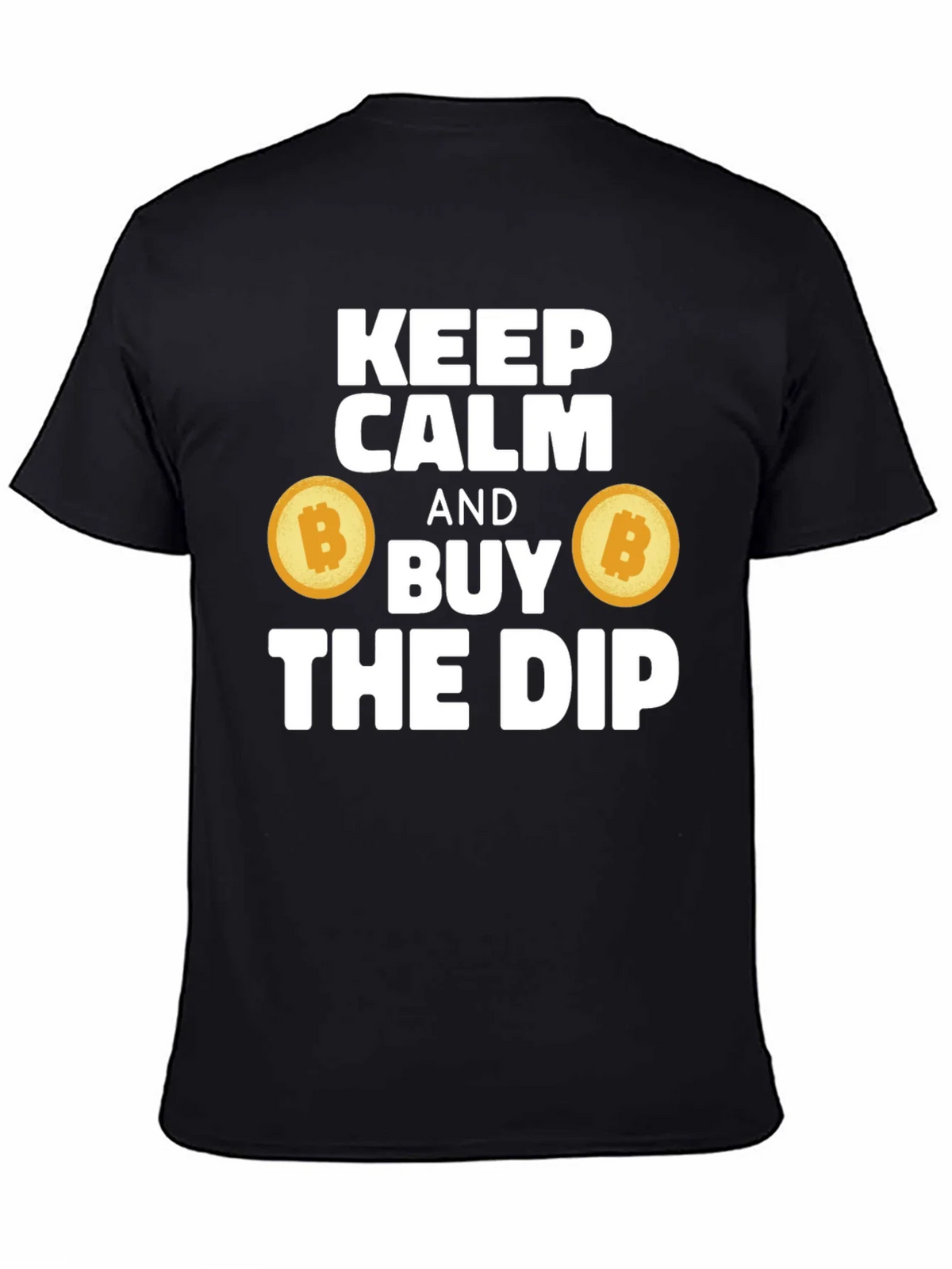 Keep Calm & Buy The Dip Bitcoin Crypto T-Shirt product image 3