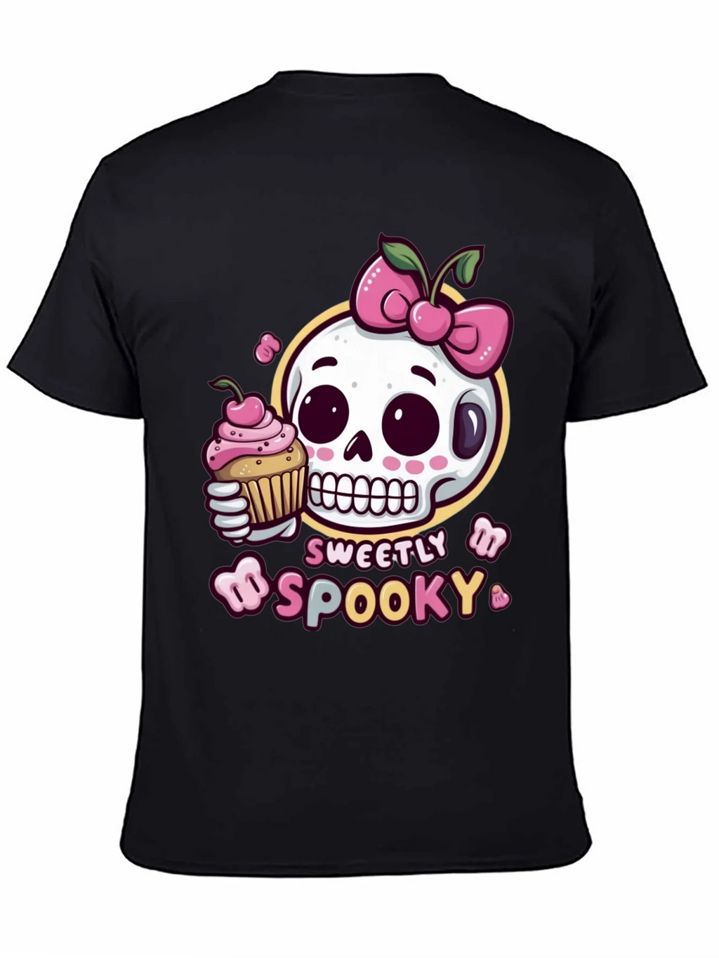 Sweetly Spooky Skull T-Shirt product image 4