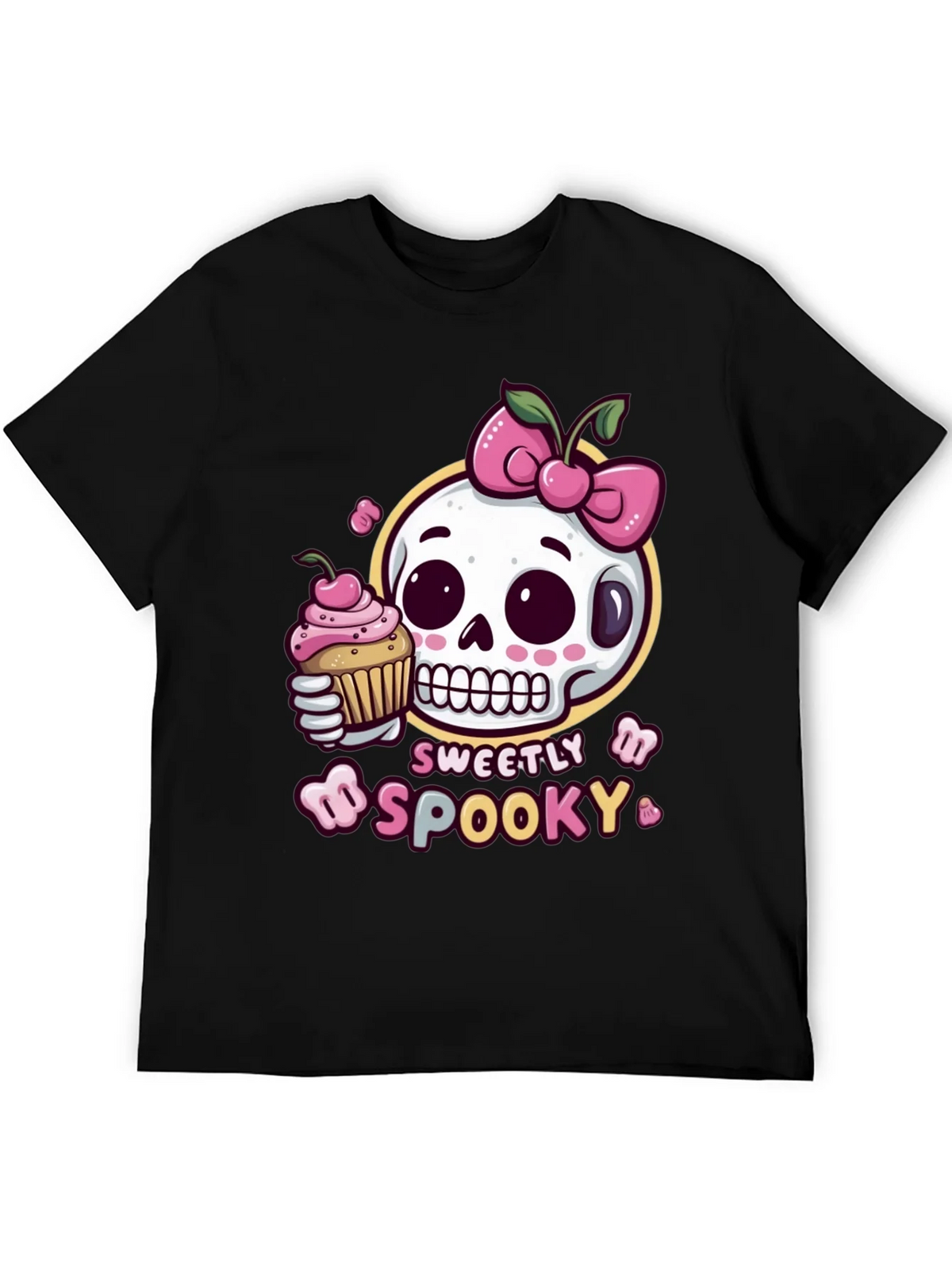 Sweetly Spooky Skull T-Shirt product image 5