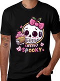 Sweetly Spooky Skull T-Shirt product image 1