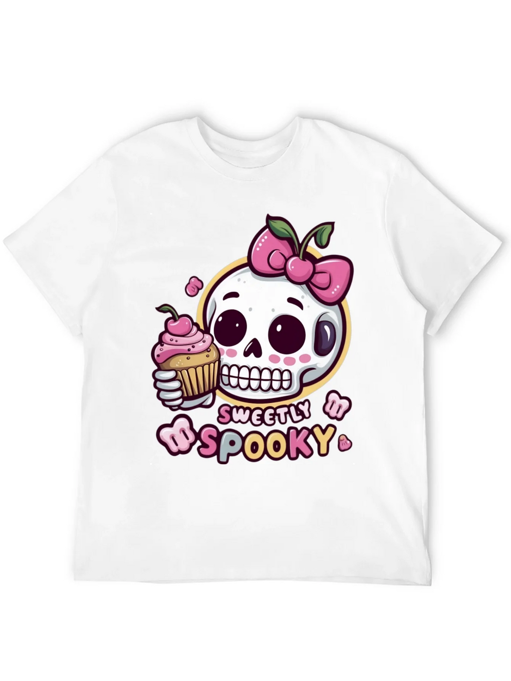 Sweetly Spooky Skull T-Shirt product image 11