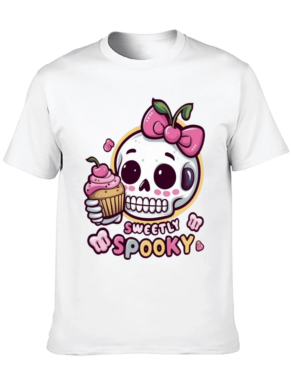 Sweetly Spooky Skull T-Shirt product image 9