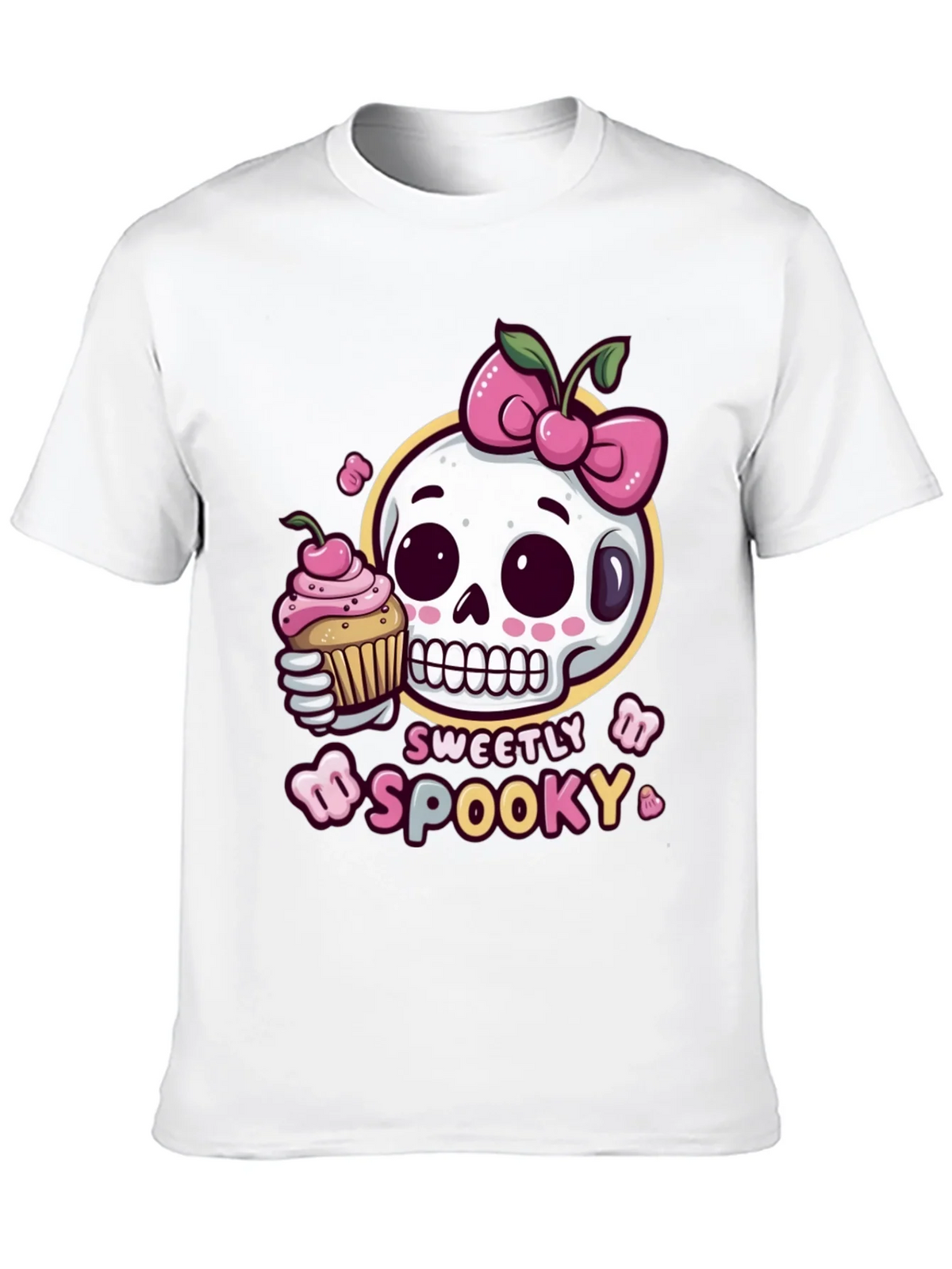 Sweetly Spooky Skull T-Shirt product image 9