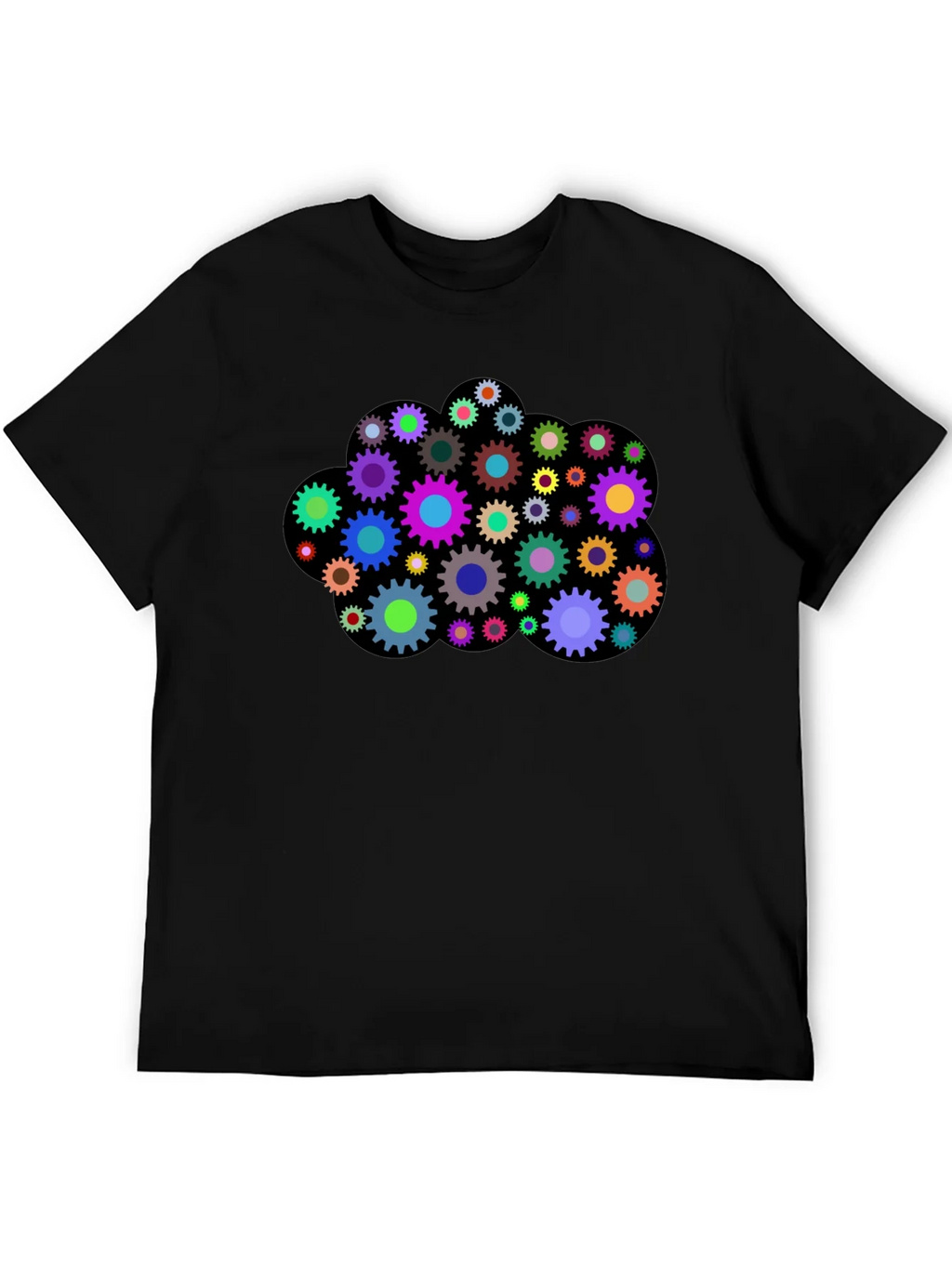 Colorful Gear Cloud T-Shirt product image 5
