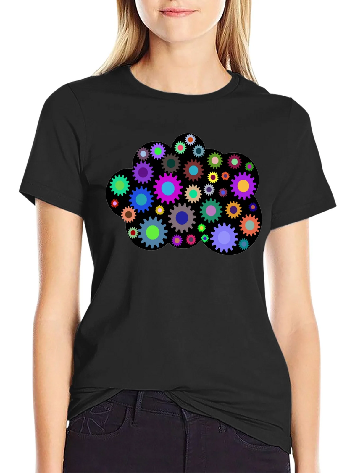 Colorful Gear Cloud T-Shirt product image 2