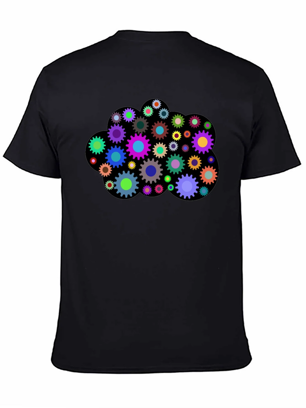 Colorful Gear Cloud T-Shirt product image 4