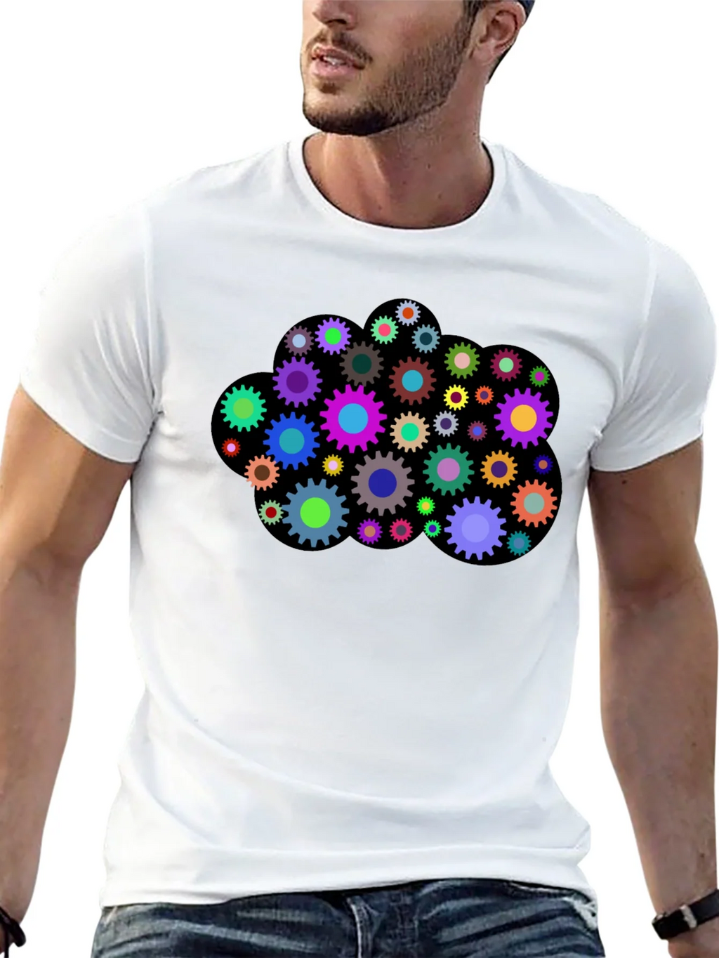 Colorful Gear Cloud T-Shirt product image 11