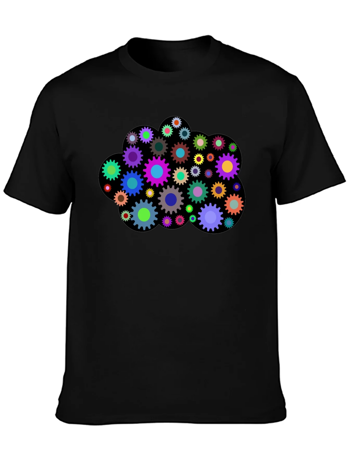 Colorful Gear Cloud T-Shirt product image 3