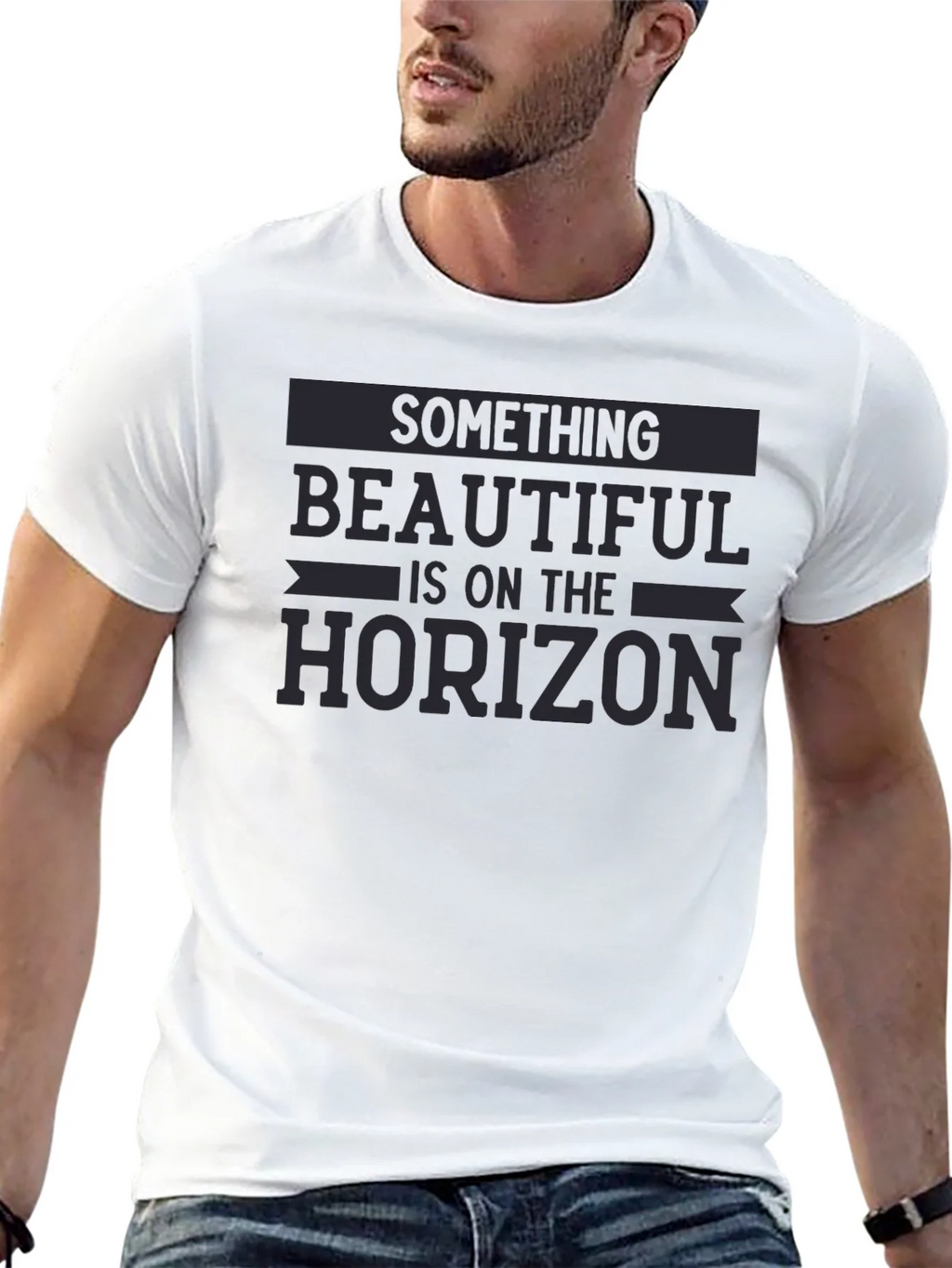 Beautiful Horizon Graphic Tee - Soft Black T-Shirt product image 12