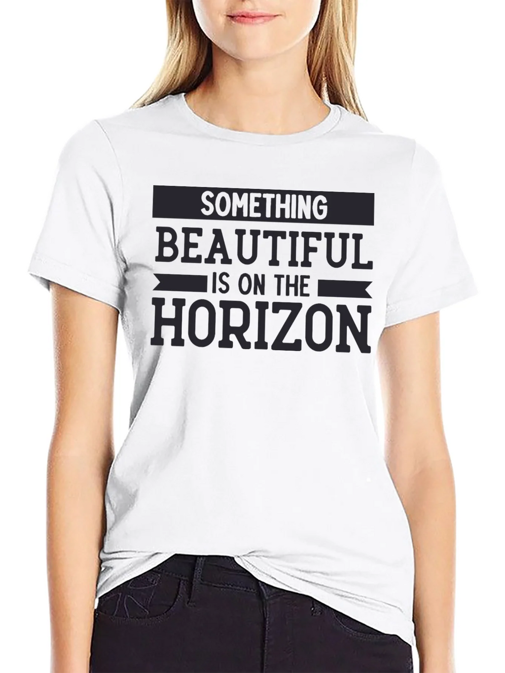 Beautiful Horizon Graphic Tee - Soft Black T-Shirt product image 8