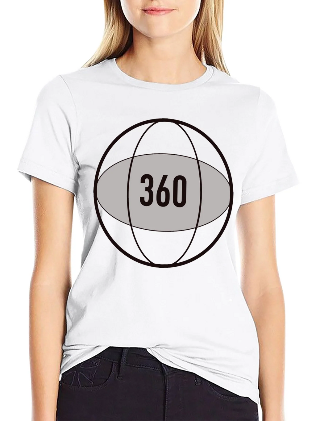 360 Graphic Tee - Black Cotton Blend product image 8
