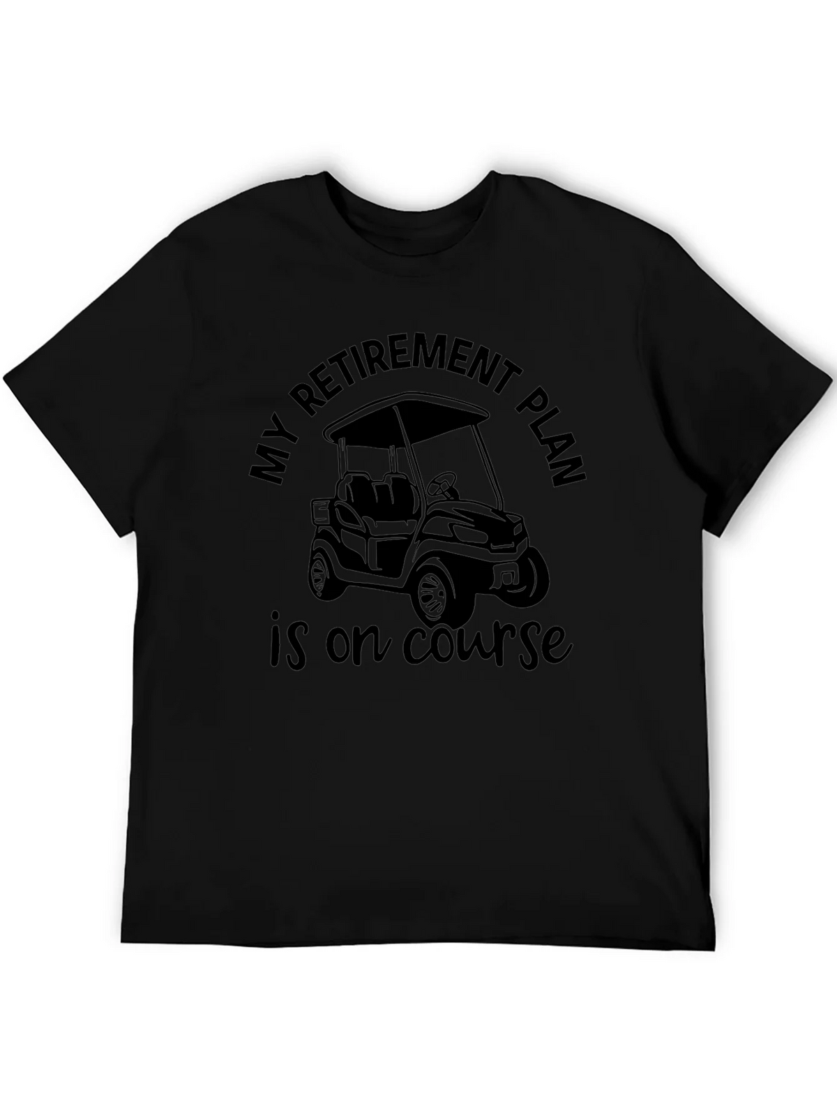 Retirement Plan Golf Cart Graphic Tee product image 5