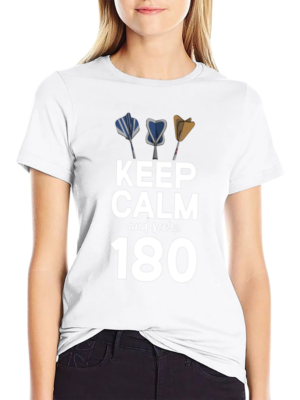 Keep Calm & Score 180 Dart T-Shirt product image 8