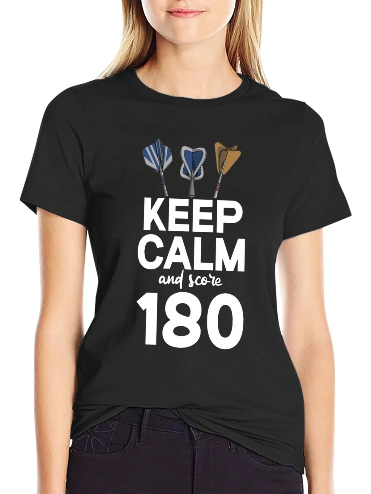 Keep Calm & Score 180 Dart T-Shirt product image 2