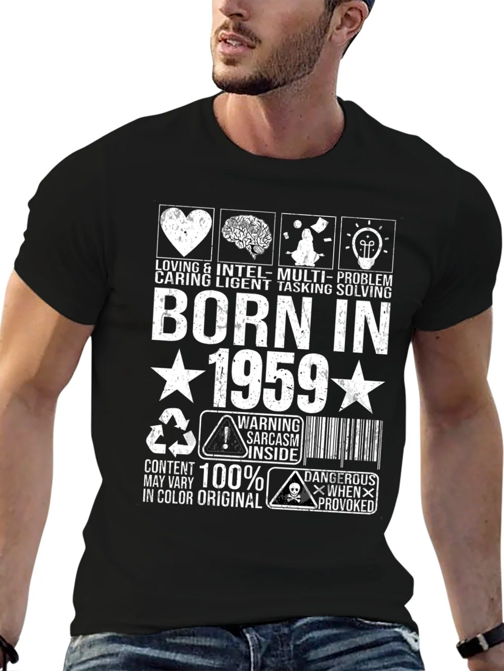 Born in 1959 Graphic T-Shirt product image 6
