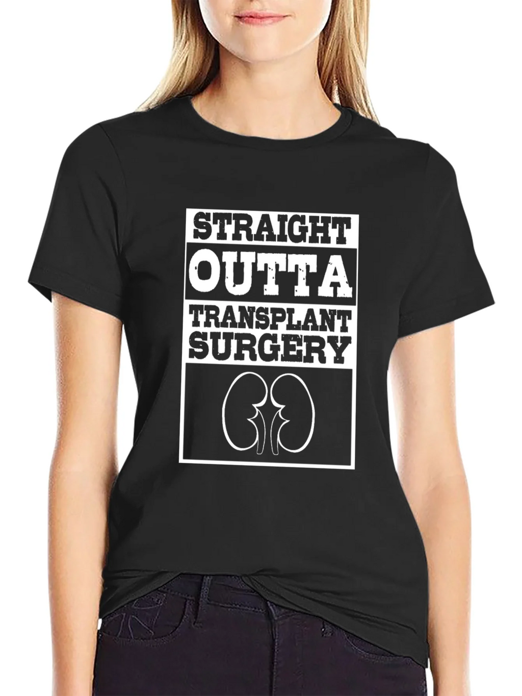 Straight Outta Transplant Surgery Graphic Tee product image 2