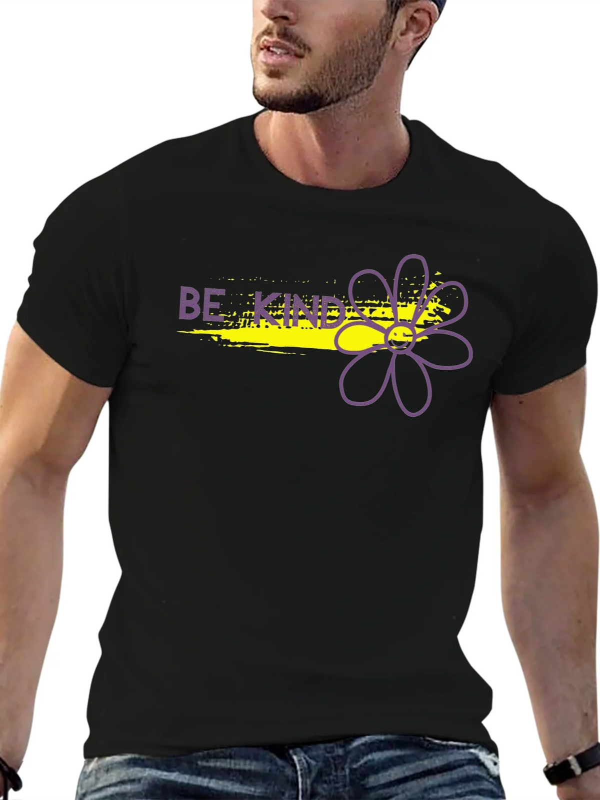 Be Kind Flower Graphic Tee - Soft Cotton Comfort product image 6
